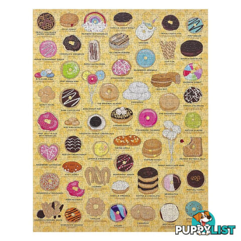 Donut Lover's 1000pc Jigsaw Puzzle - DL1000PCJP01 - 5055923766293