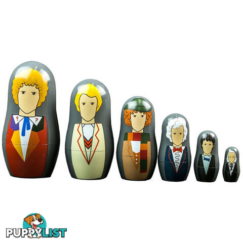 Doctor Who 1st to 6th Doctor Nesting Doll Set - DCT101 - 9342246010230