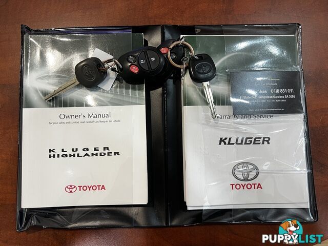 2012 TOYOTA KLUGER KX-S (FWD) GSU40R MY11 UPGRADE WAGON