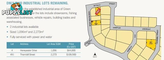 Lot 491 Thornbill Street Green Head WA 6514