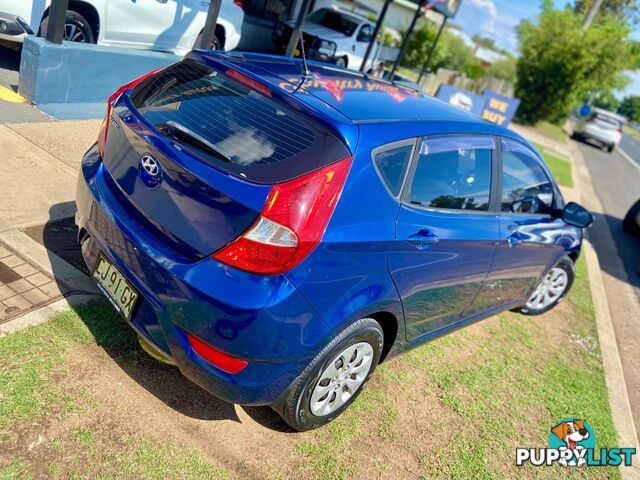 2016 HYUNDAI ACCENT RB4MY16 ACTIVE HATCHBACK