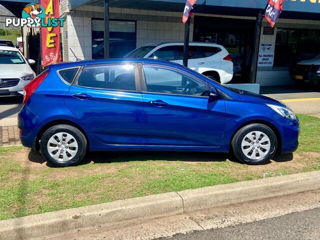 2016 HYUNDAI ACCENT RB4MY16 ACTIVE HATCHBACK