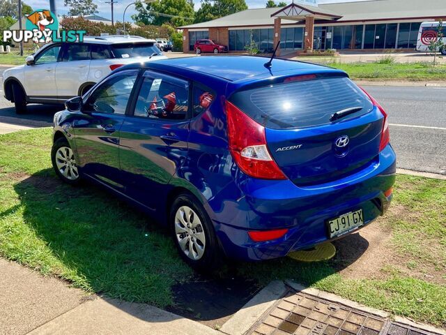 2016 HYUNDAI ACCENT RB4MY16 ACTIVE HATCHBACK