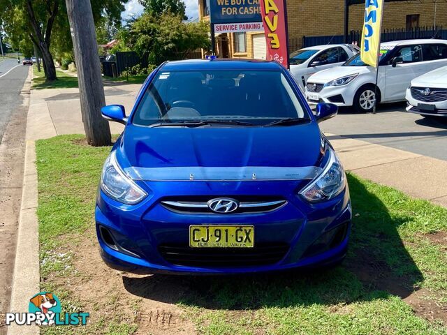 2016 HYUNDAI ACCENT RB4MY16 ACTIVE HATCHBACK