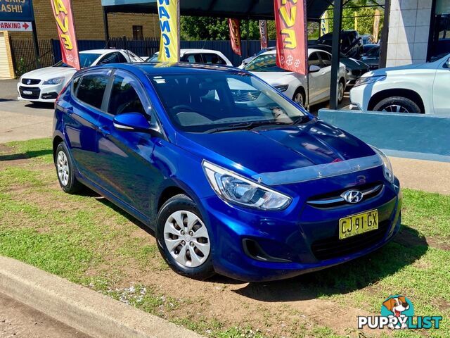 2016 HYUNDAI ACCENT RB4MY16 ACTIVE HATCHBACK