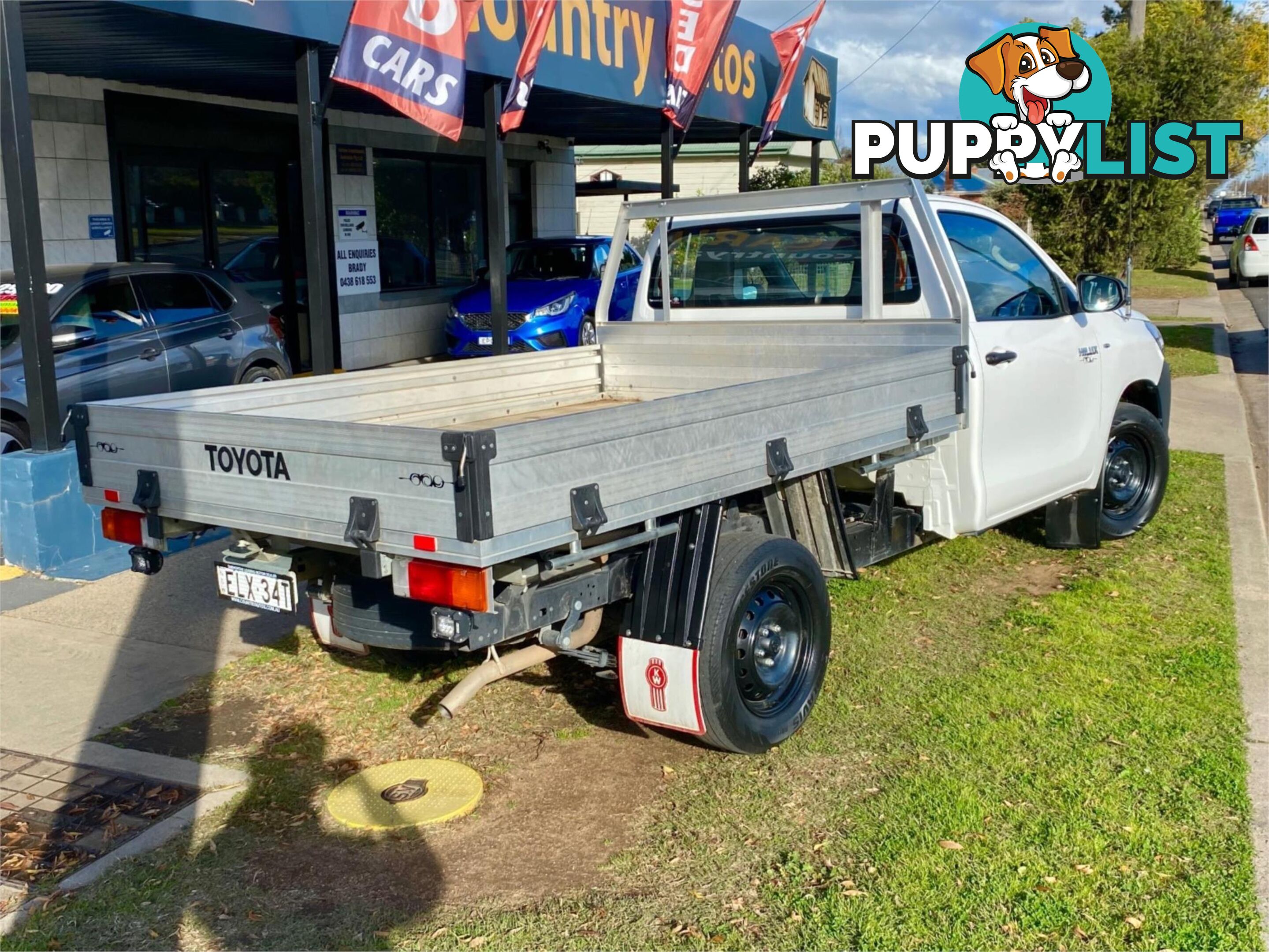 2020 TOYOTA HILUX TGN121R WORKMATE CAB CHASSIS