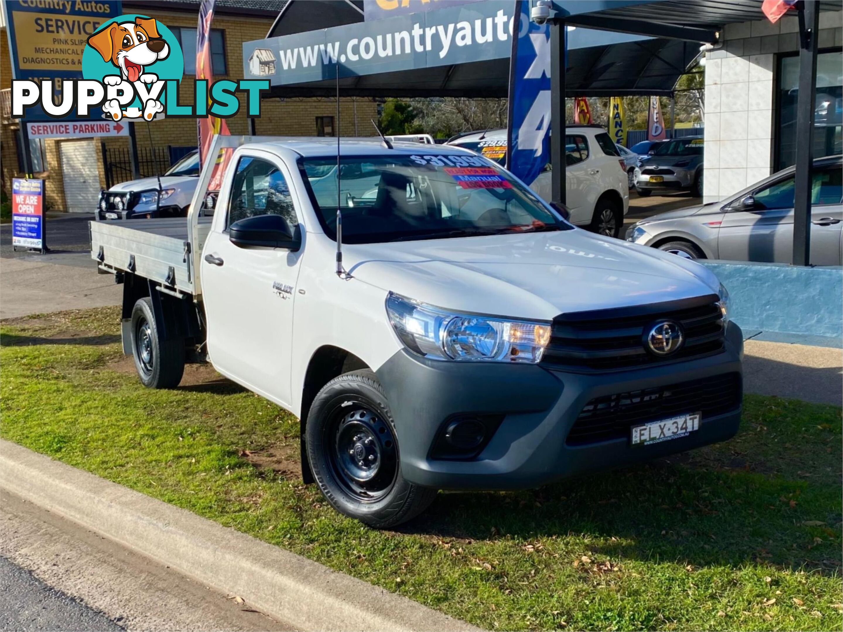 2020 TOYOTA HILUX TGN121R WORKMATE CAB CHASSIS