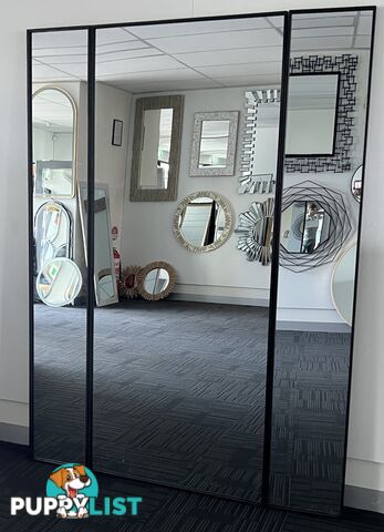 Iron Grid Rectangular Mirror 190cm x 140cm