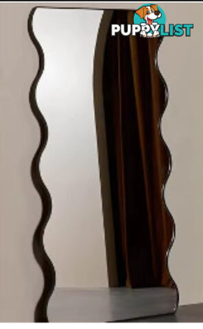 Wavy Timeless Mirror 150cm x 40cm Bronze