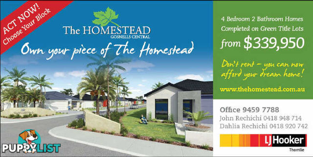 Lot 533 The Homestead GOSNELLS WA 6110