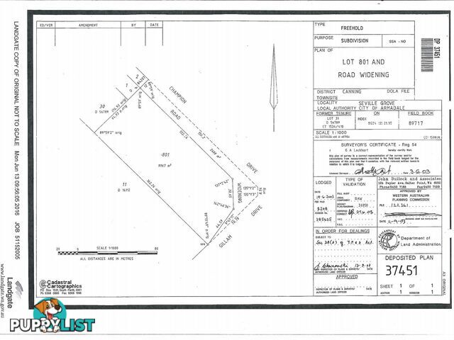 Lot 801 Gillam Drive SEVILLE GROVE WA 6112