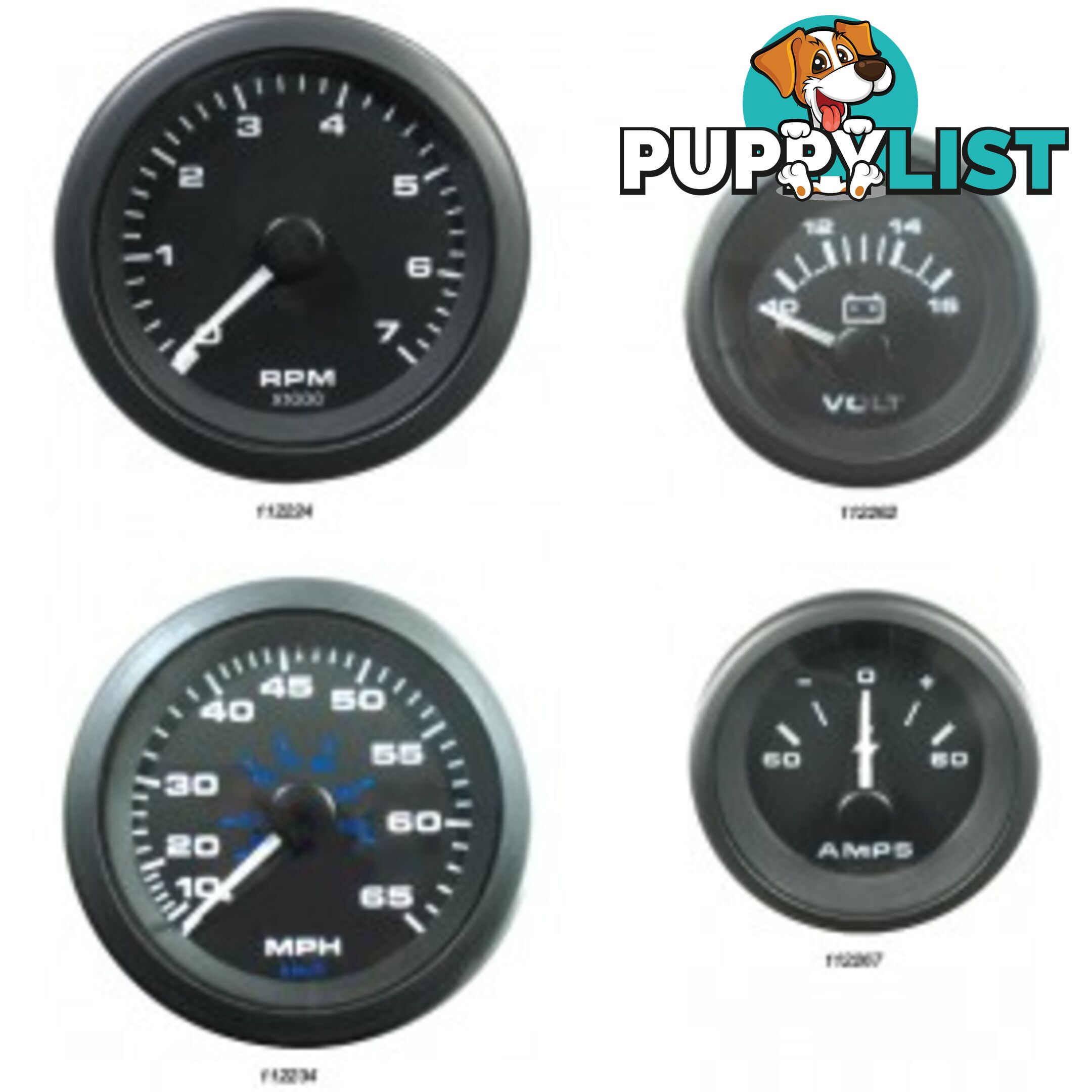 Veethree Instruments Premier Pro Domed Gauges - 112242 - Water Temp Gauge - 112242