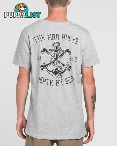 DEATH AT SEA TEE - GREY MARLE - Large - H218M01003-L