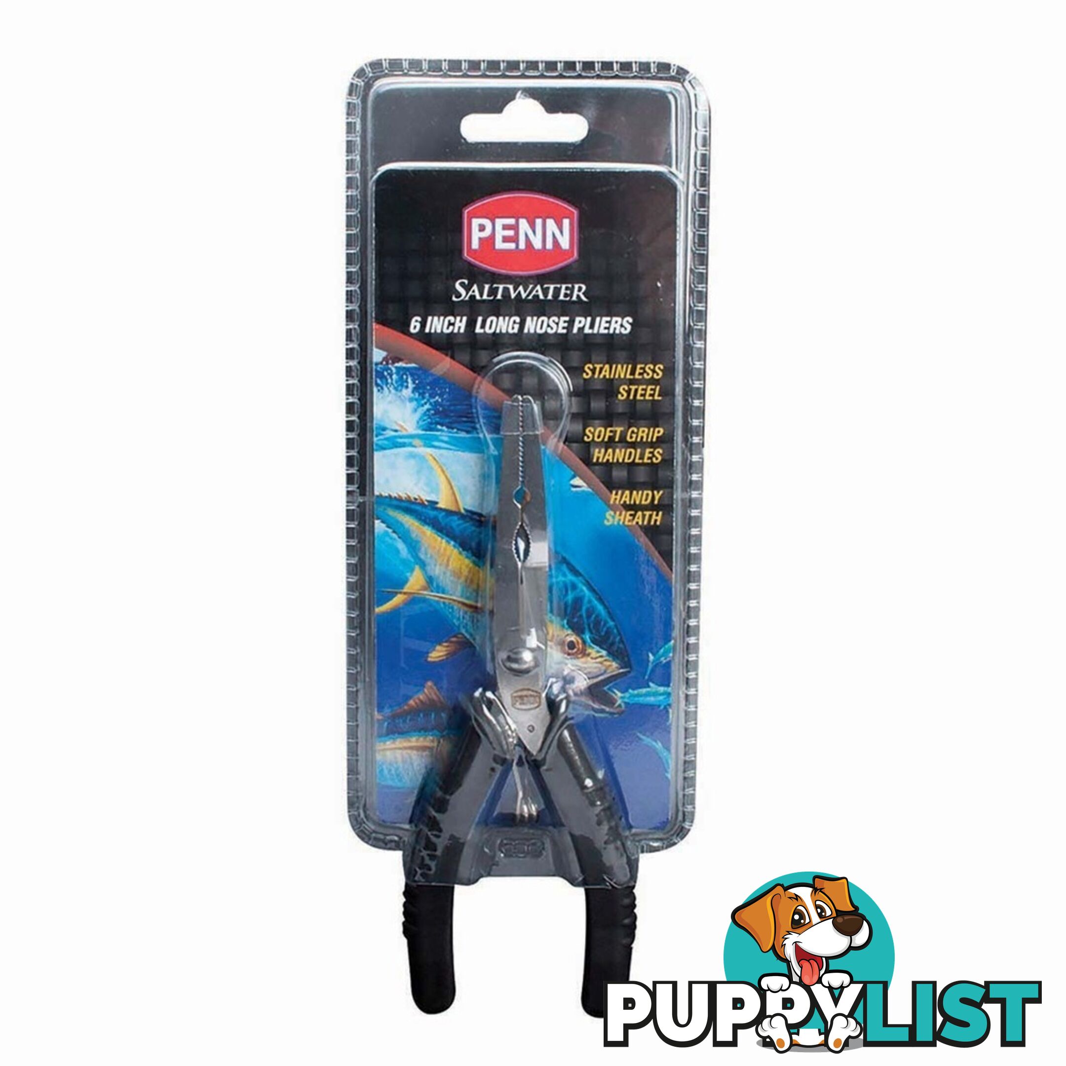 PENN LONG NOSE PLIER 6" - PENN 1280005