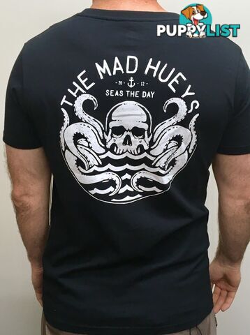 Seas Tee - Black - The Mad Hueys H318M01001