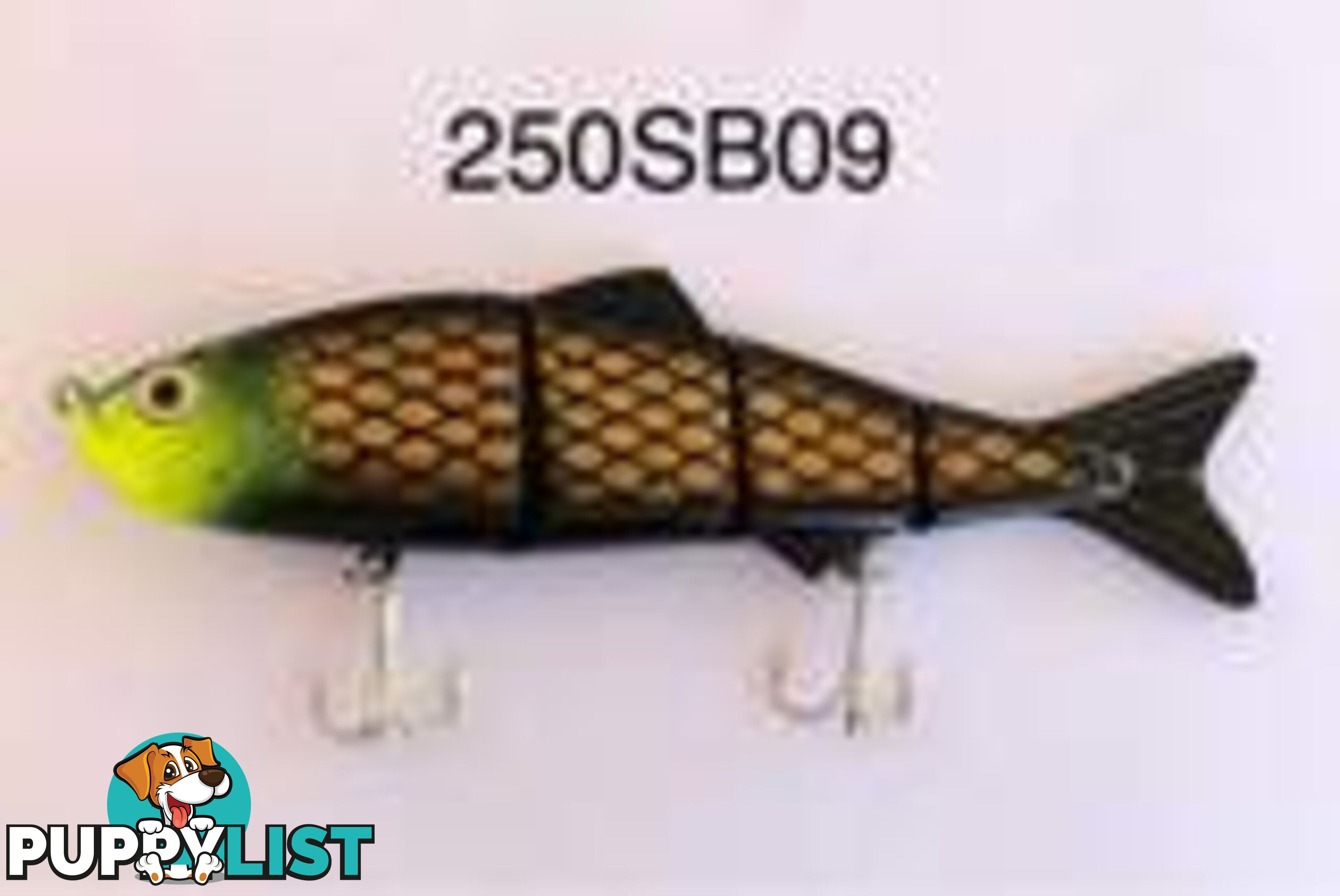 King Hit Swimbait Lure 250mm 140g - Black/Gold - 250SB09