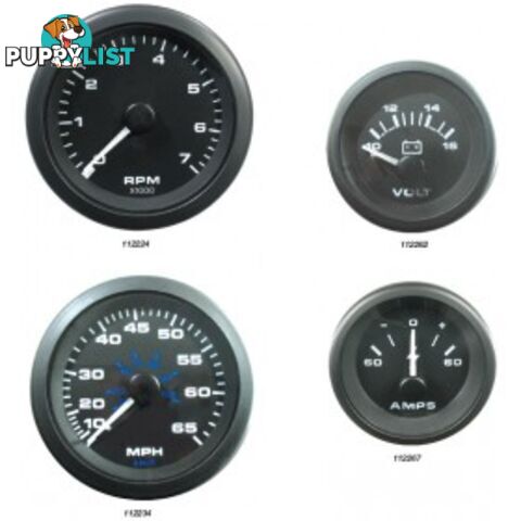 Veethree Instruments Premier Pro Domed Gauges - 112240 - Digital Depth Sounder - 112240