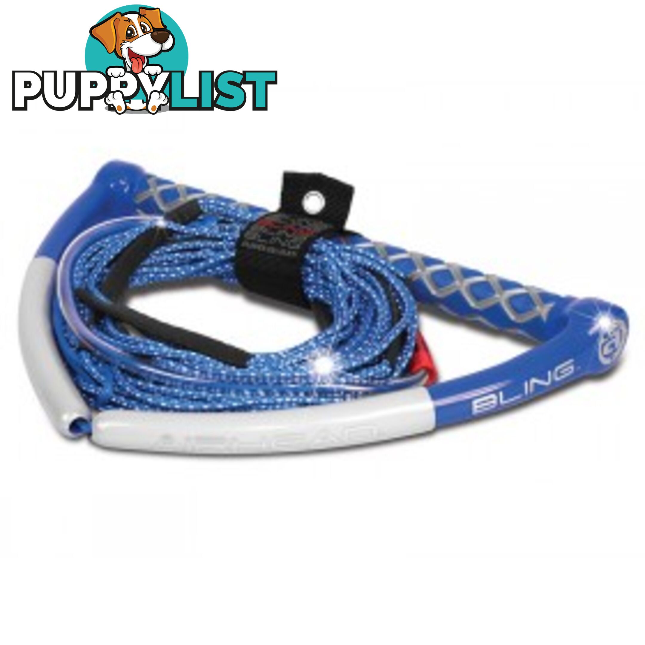 Kwik Tek AirheadÂ® - BLING SPECTRA Wakeboard Rope - 501049