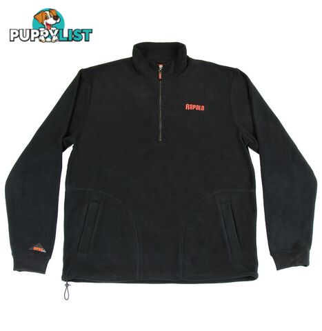 Rapala South Coast 1/4 Zip Polar Fleece - RAPALA RJPFSC-BLKGRY