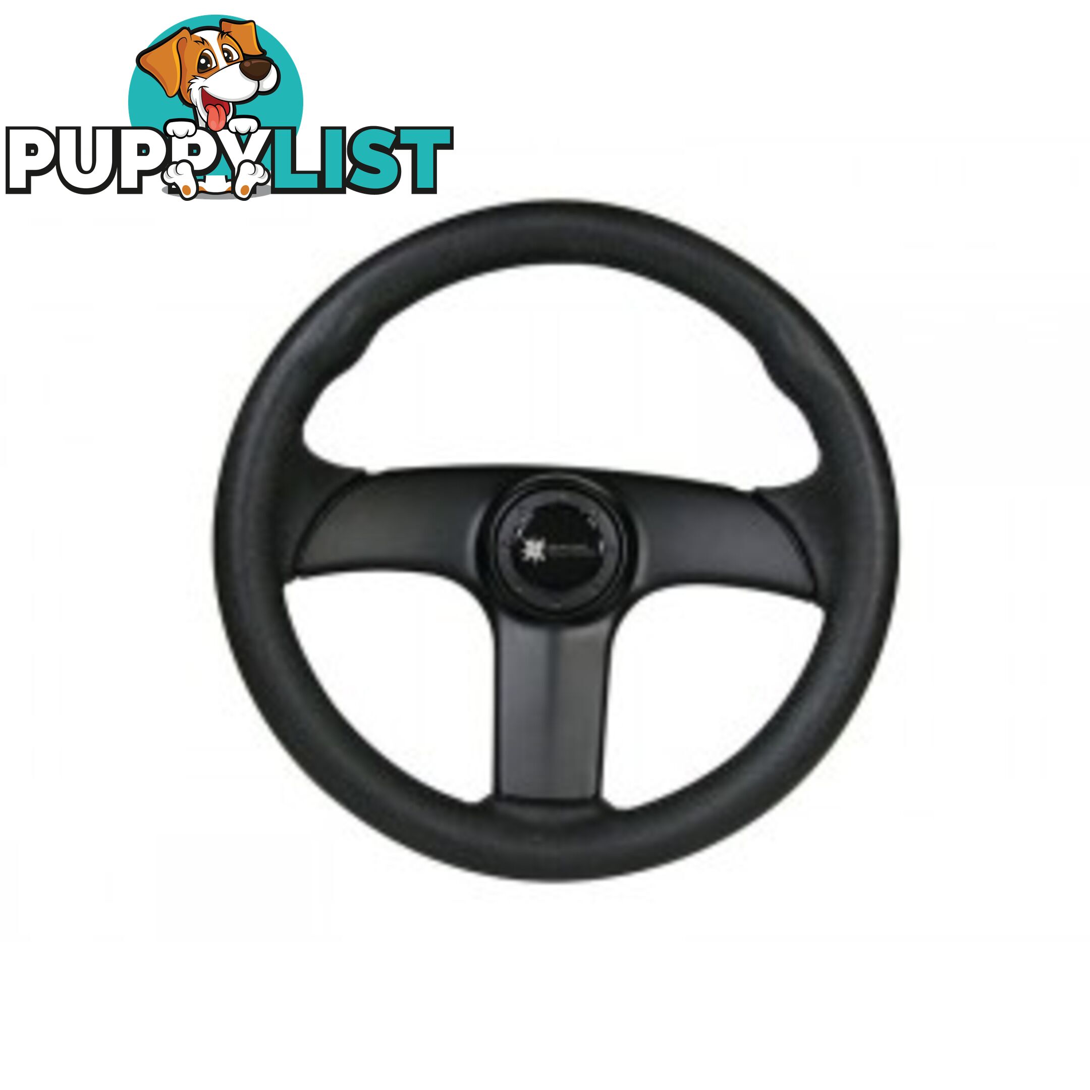 Steering Wheel - Viper Three Spoke Black PVC - 271086