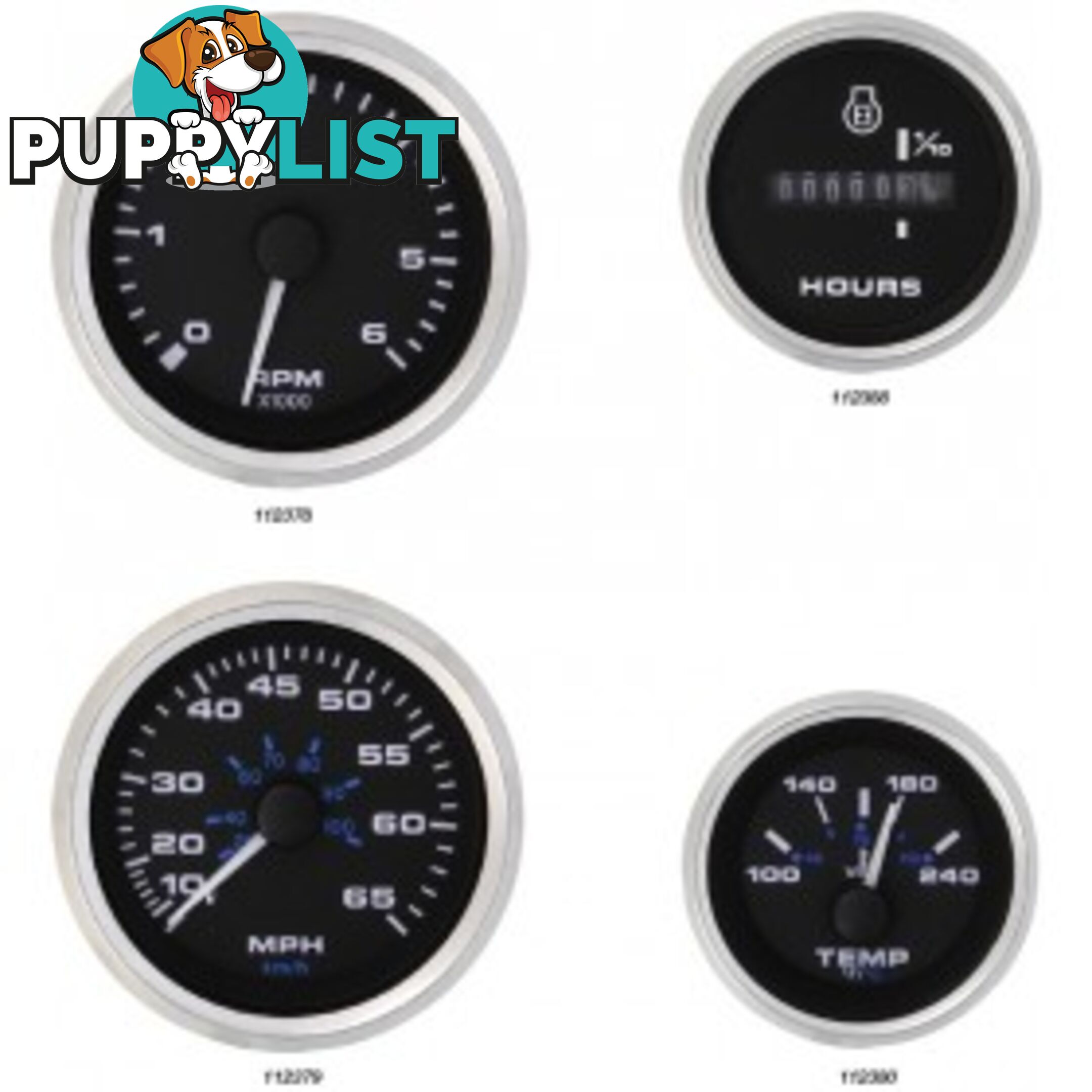 Veethree Instruments Premier Pro Domed Staineless Steel Gauges - 112384 - Voltmeter - 112384