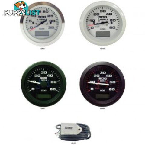 Veethree Instruments GPS Speedometer - 112292 - Amega Black 0-60mph - 112292