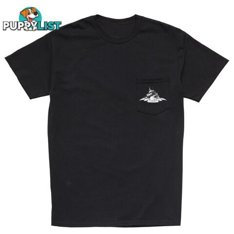 Dittmar Pocket Tee - Black - Fishworx SSPOCKETTEE-BLACK