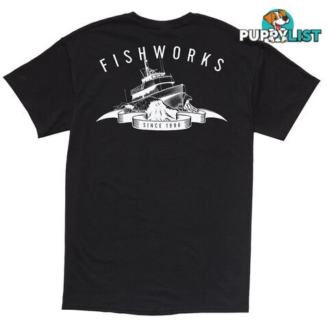 Dittmar Pocket Tee - Black - Fishworx SSPOCKETTEE-BLACK