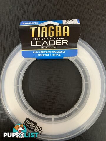 Shimano Tiagra Nylon Mono Leader 100m - 50lb - TL100-050