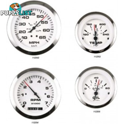 Veethree Instruments Lido Pro Domed Gauges - 112360 - Hourmeter - 112360