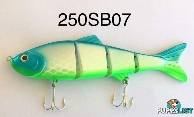 King Hit Swimbait Lure 250mm 140g - Blue/Green - 250SB07