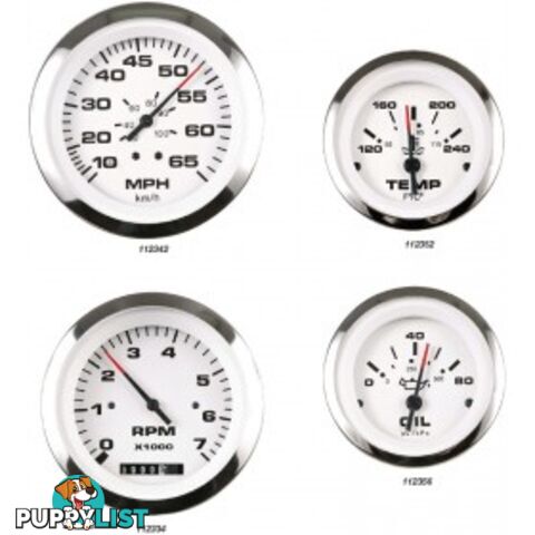 Veethree Instruments Lido Pro Domed Gauges - 112376 - Water Tank Gauge - 112376