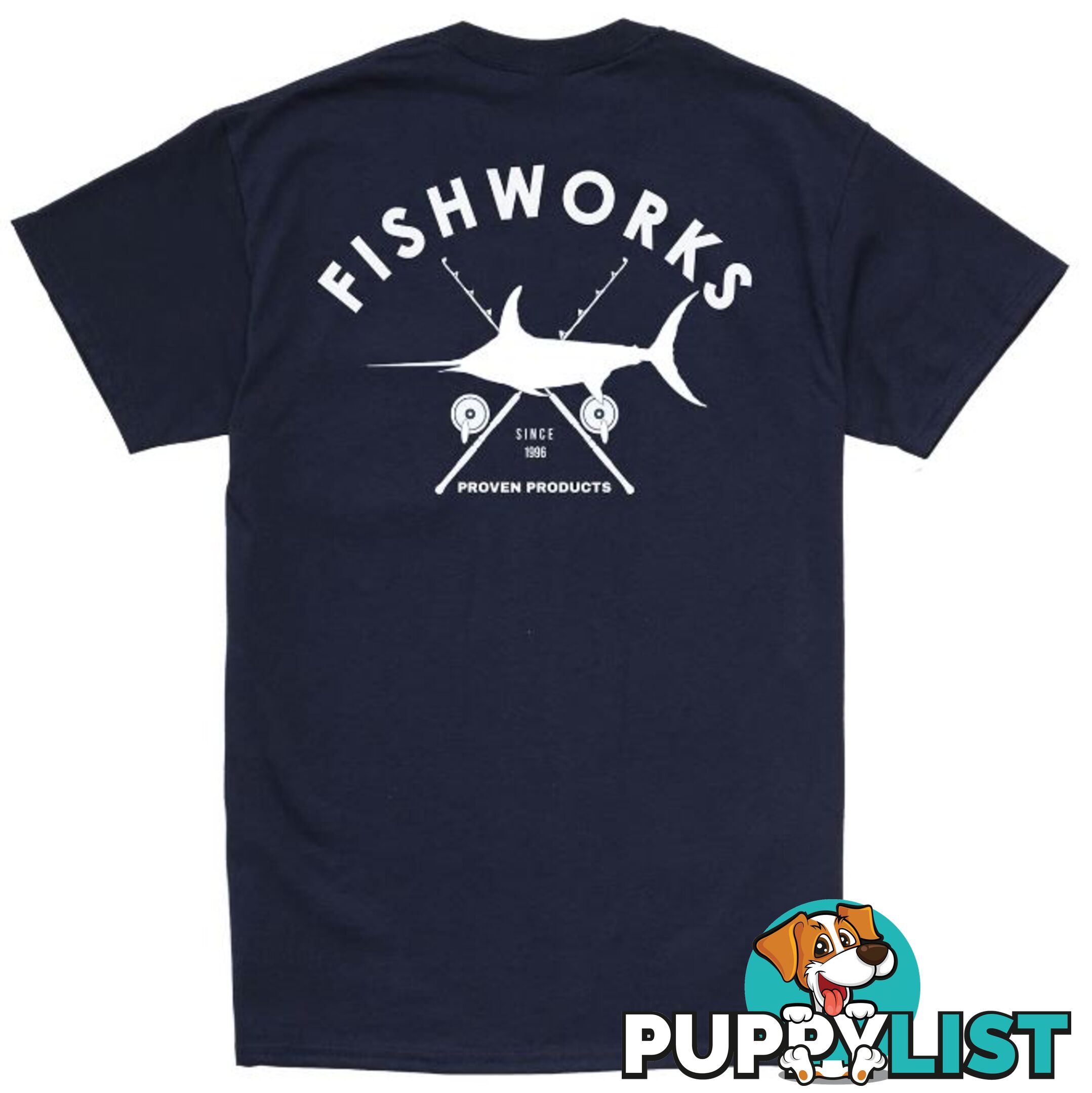 Swords &amp; Rods Pocket Tee - Navy - XX-Large - SSPOCKETTEE-XXL-NAVY