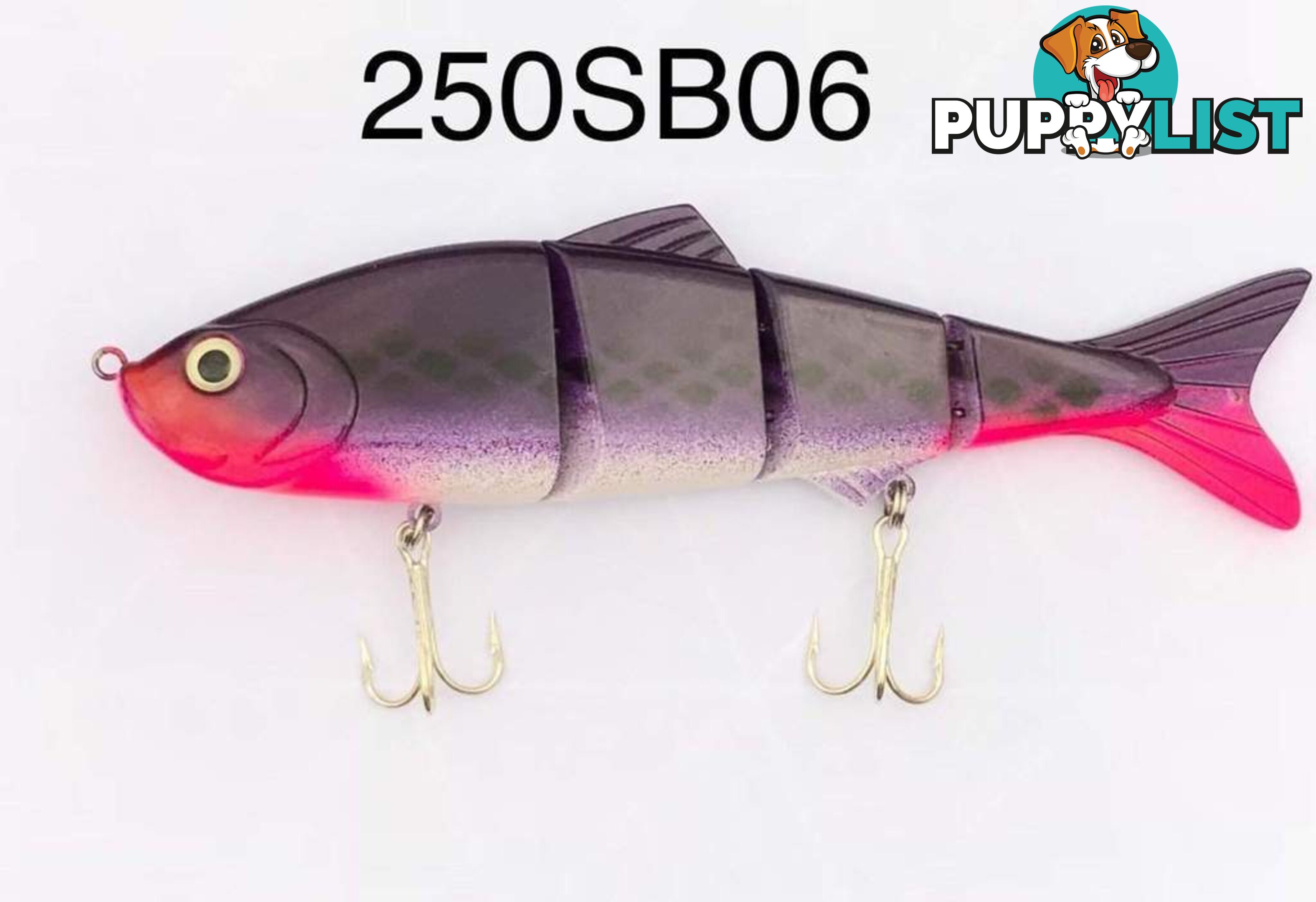 King Hit Swimbait Lure 250mm 140g - Purple - 250SB06