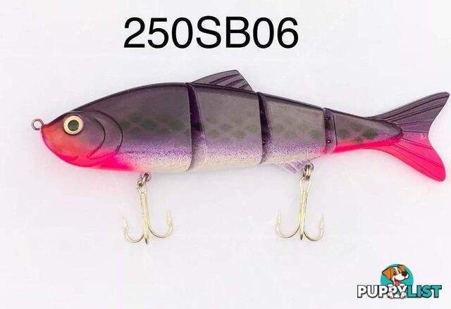 King Hit Swimbait Lure 250mm 140g - Purple - 250SB06