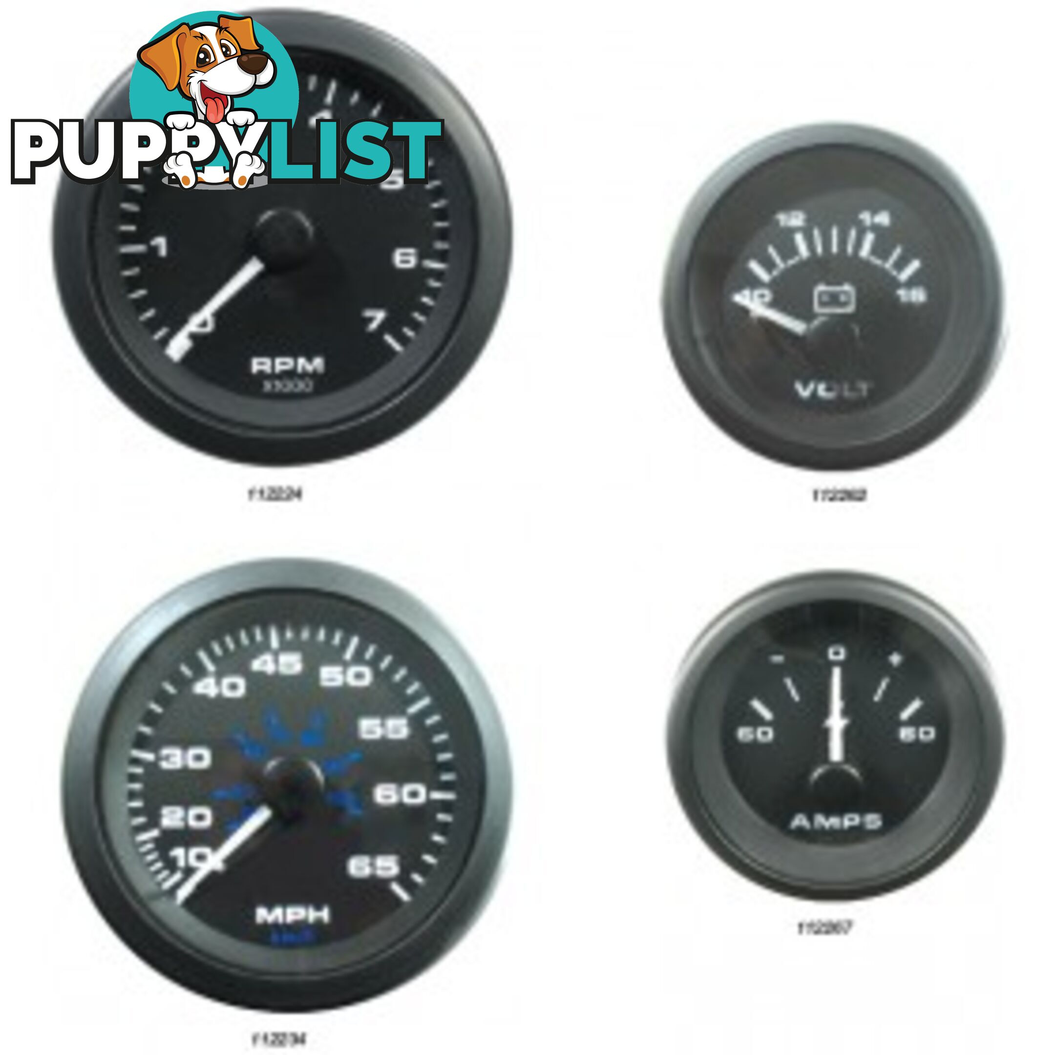 Veethree Instruments Premier Pro Domed Gauges - 112258 - Hourmeter