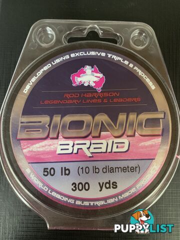 Bionic Braid 300 yrds - 50lb - AMBB30040