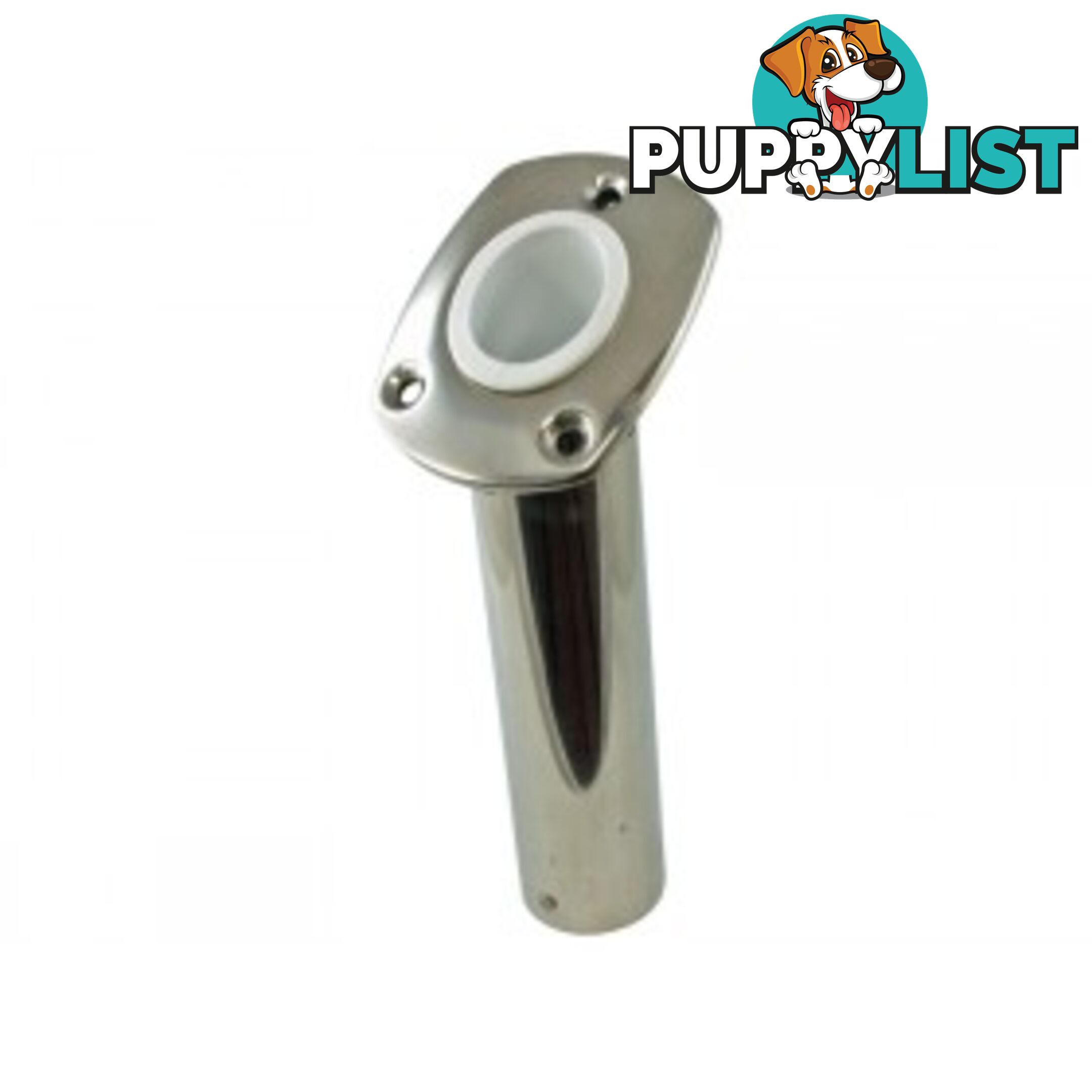 Flush Mount Rod Holder - Stainless Steel - 192544