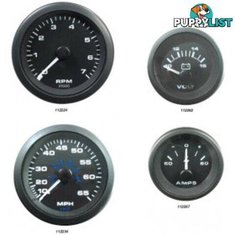 Veethree Instruments Premier Pro Domed Gauges - 112273 - Trim Gauge Honda - 112273