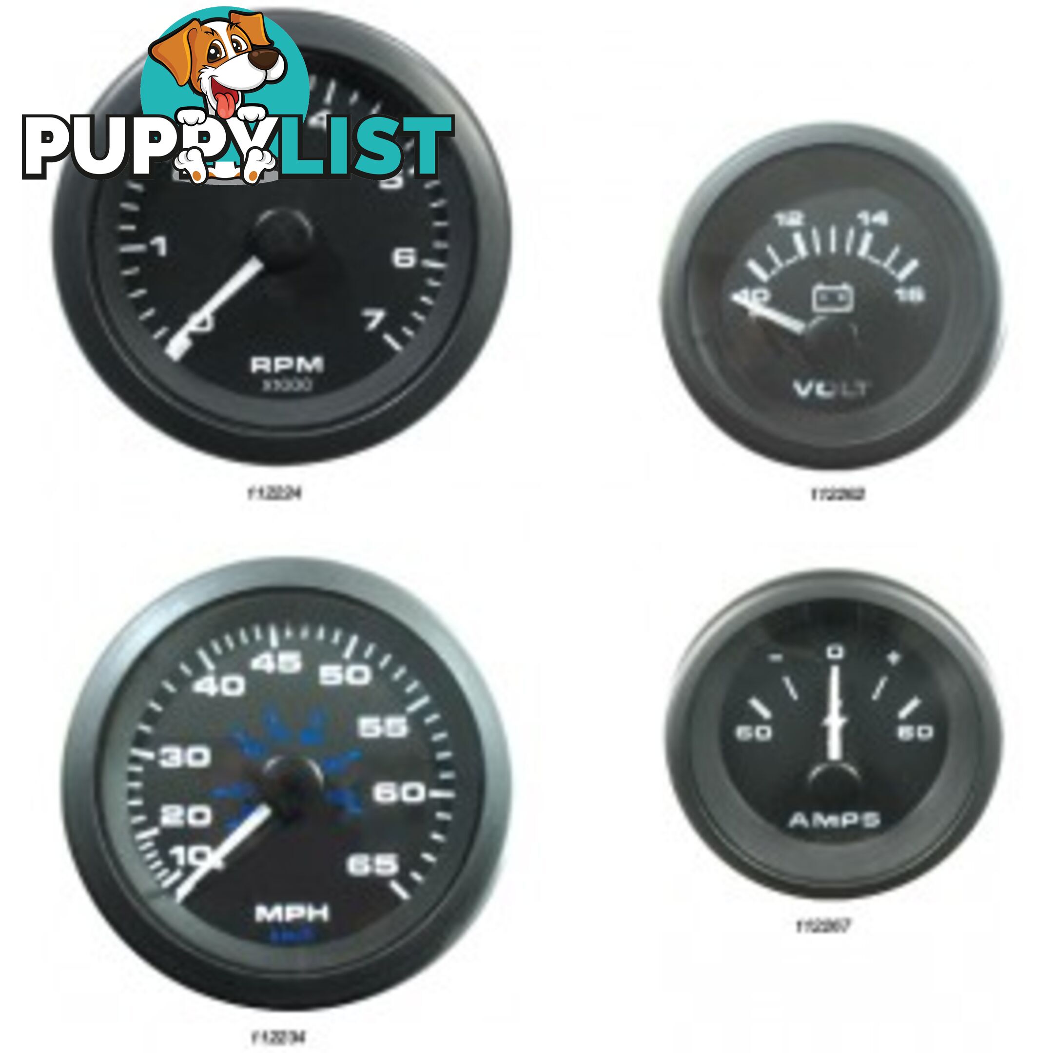 Veethree Instruments Premier Pro Domed Gauges - 112252 - Oil Pressure Gauge 0-80psi