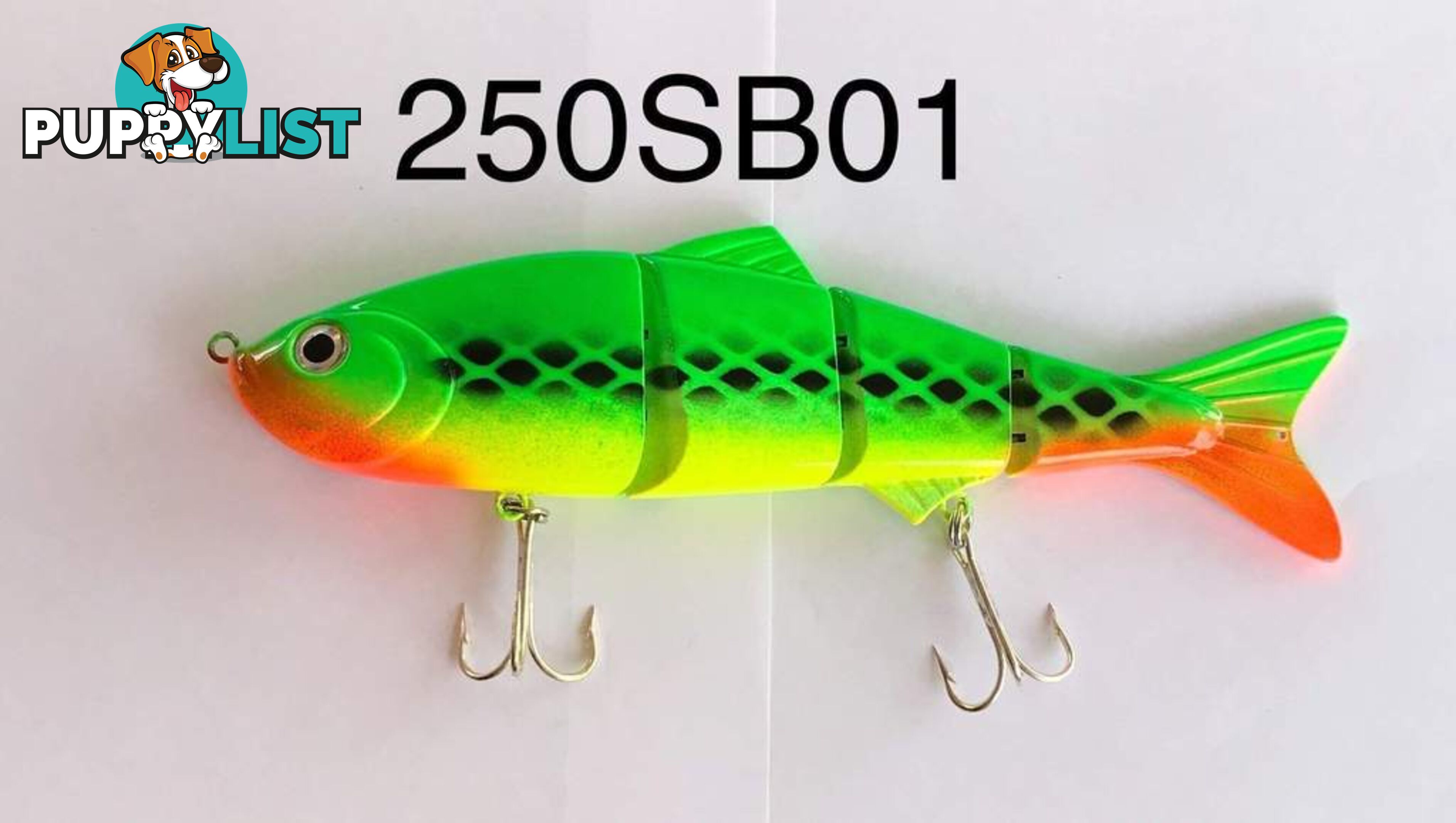 King Hit Swimbait Lure 250mm 140g - Fluoro Green - 250SB01