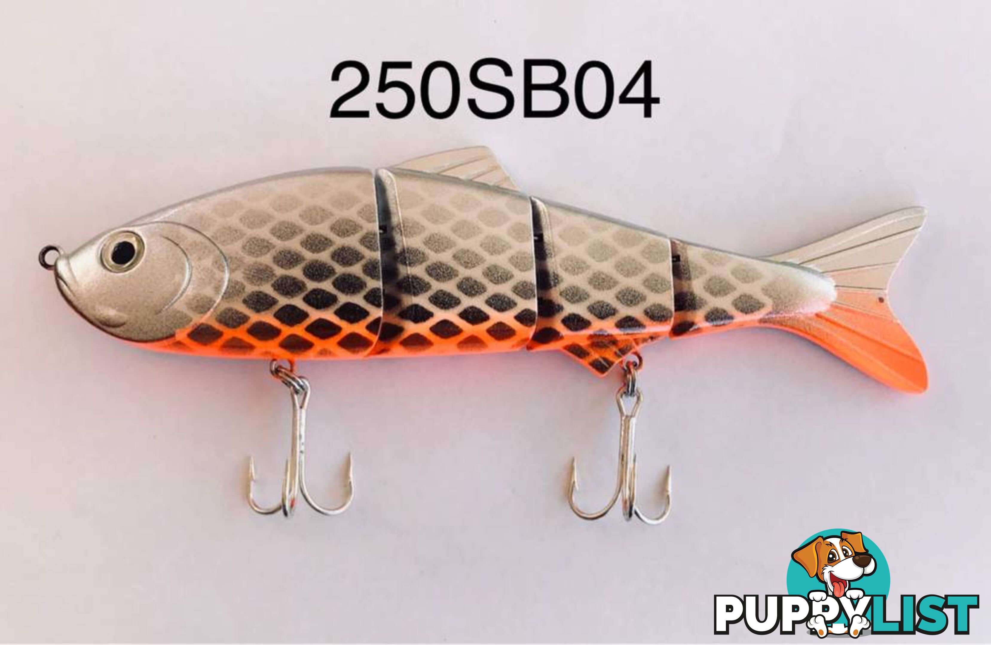 King Hit Swimbait Lure 250mm 140g - Silver - 250SB04