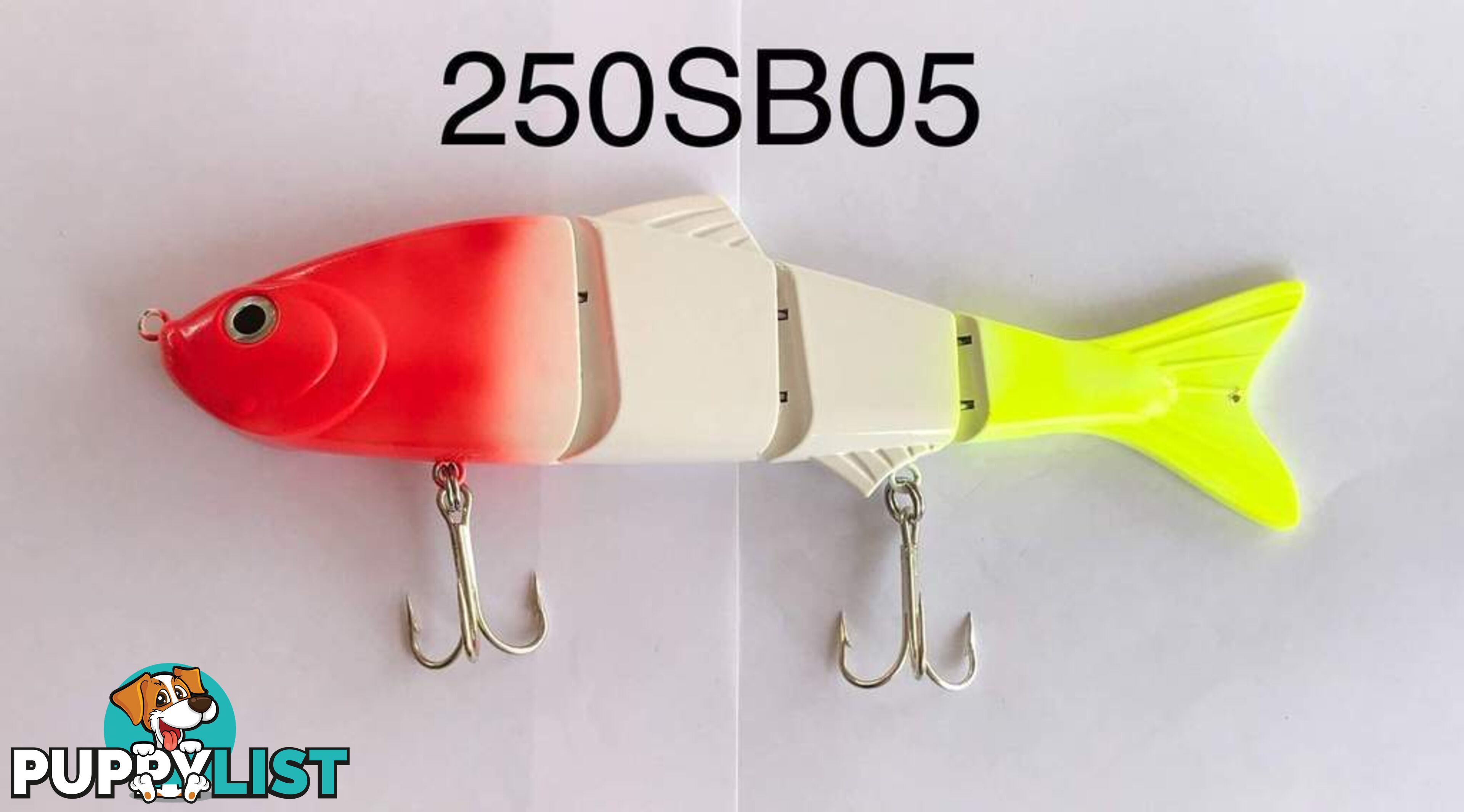 King Hit Swimbait Lure 250mm 140g - White - 250SB05