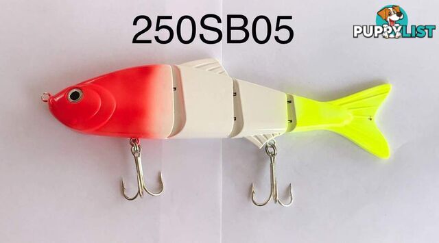 King Hit Swimbait Lure 250mm 140g - White - 250SB05