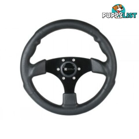 Steering Wheel - Fantasy Marine Three Spoke Aluminium - 271182