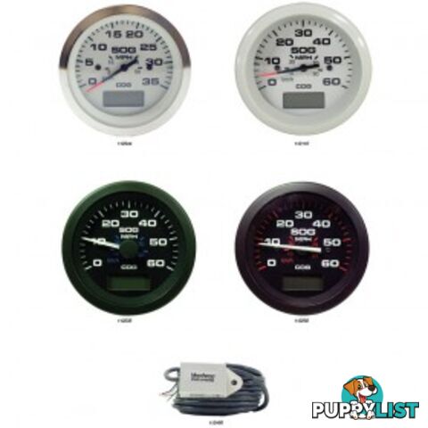 Veethree Instruments GPS Speedometer - 112238 - Premier Pro Black 0-60mph - 112238