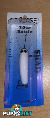 Exclusive Oar-Gee Lure colour 10 MT Rattle Shad - SHAD 10MT