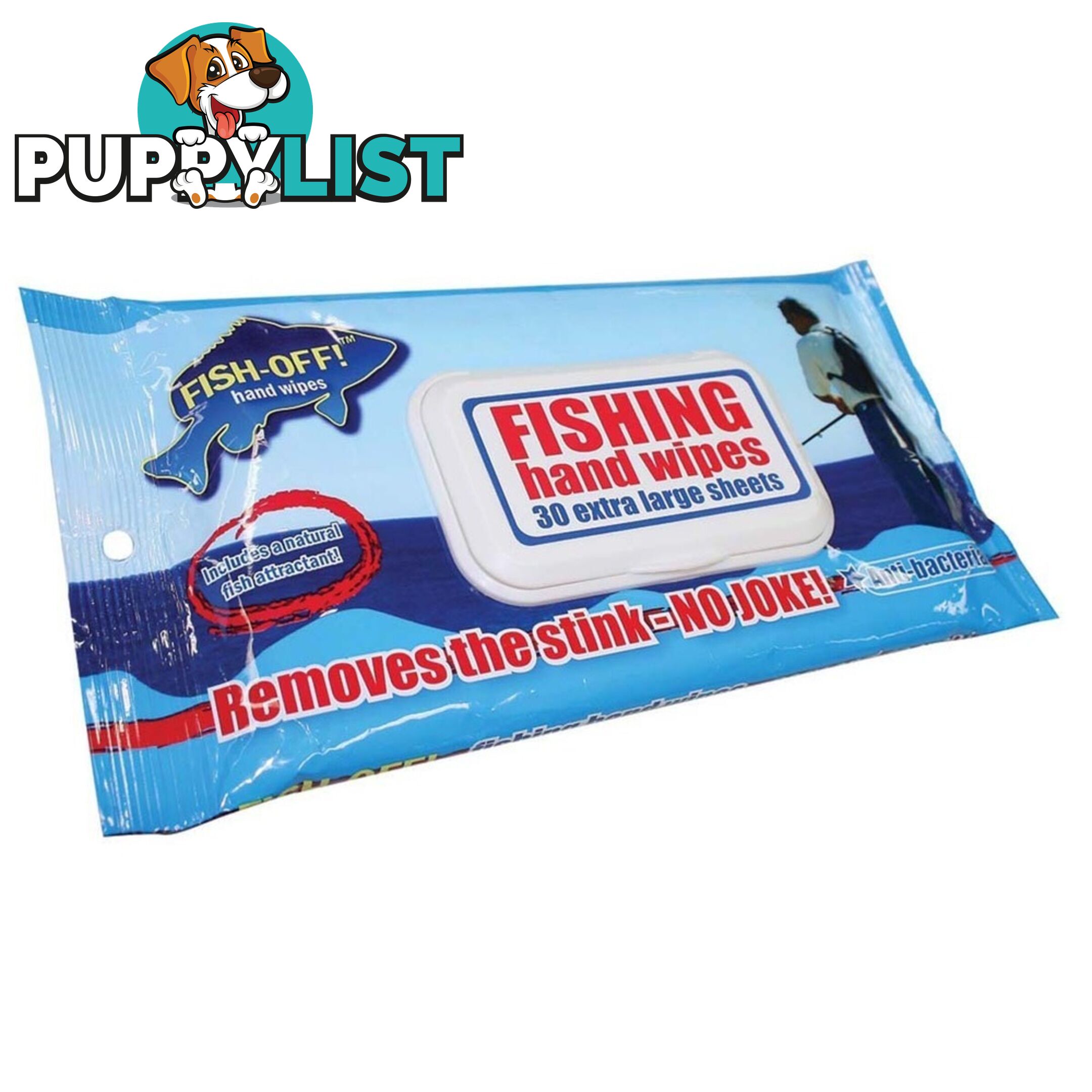 HAND WIPES FISH OFF - FISH-OFF HWFO