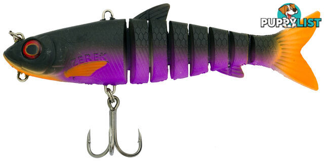 Zerek 8" live swimbait (black jack)