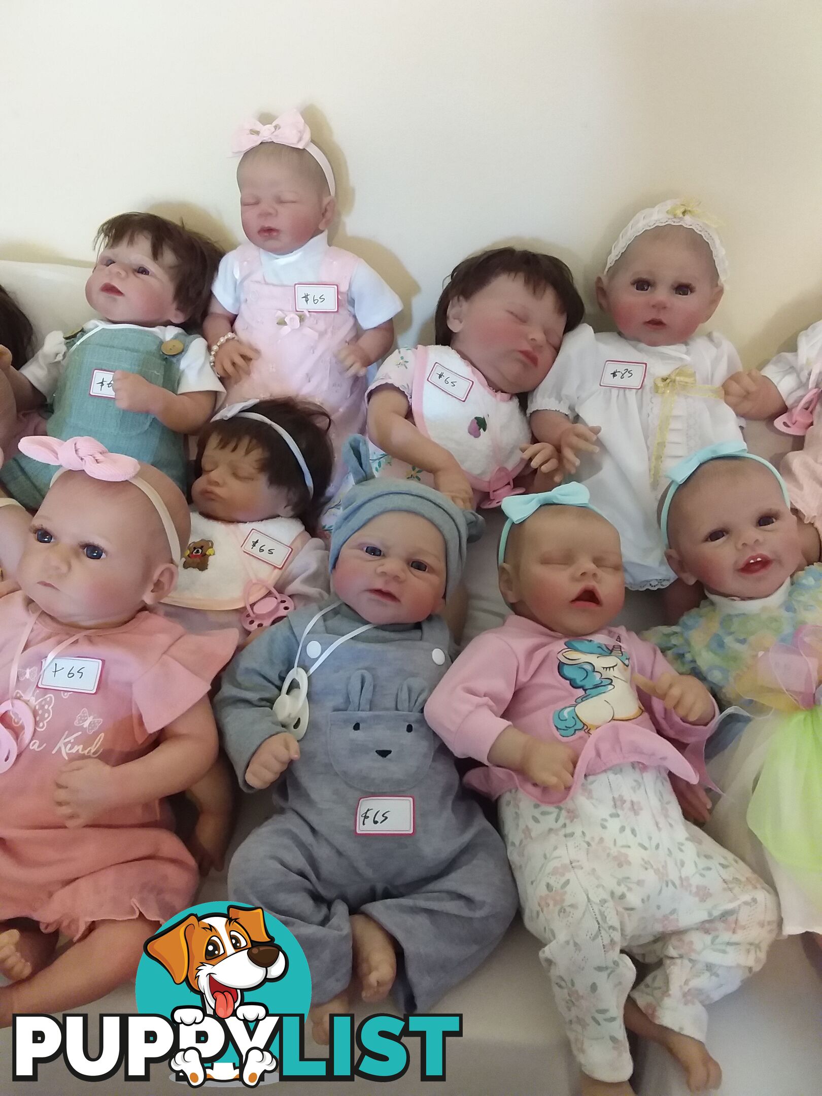 Reborn DOLLS for girls aged 3 to 12.   From $65  LAYBY and POSTAGE okay